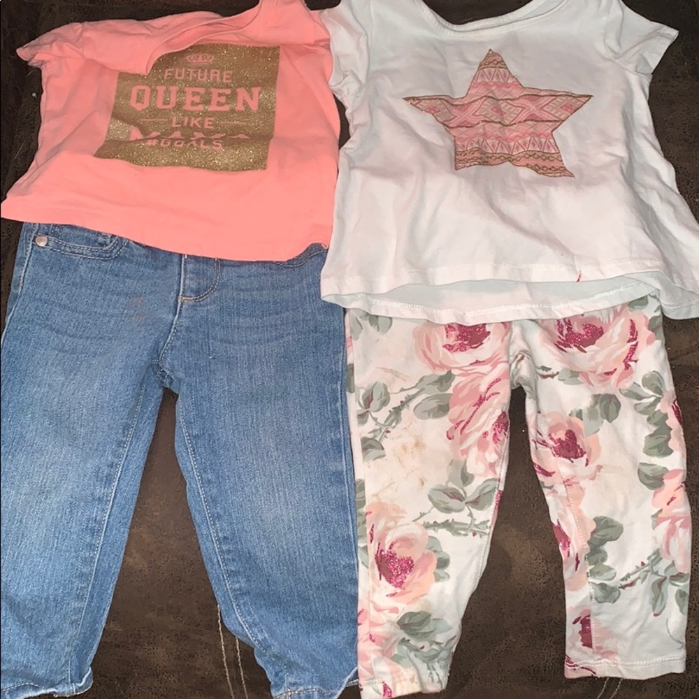 Two two piece outfits